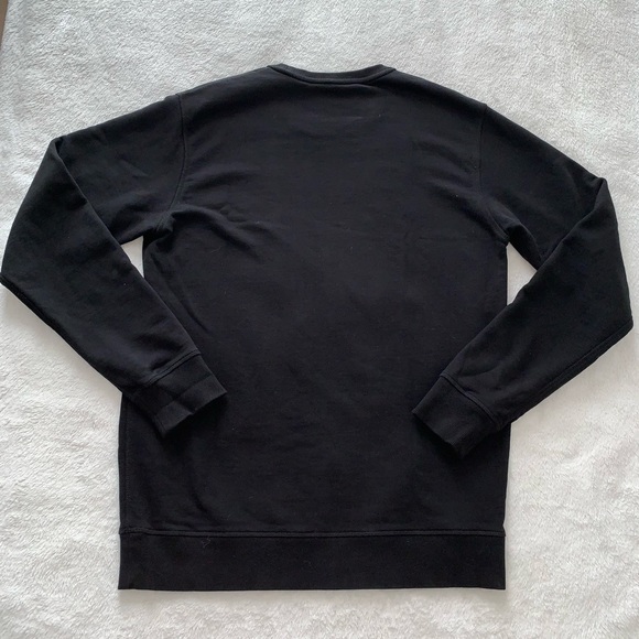 Inaka Power Black Smiley Face Crewneck Size L - Picture 2 of 5